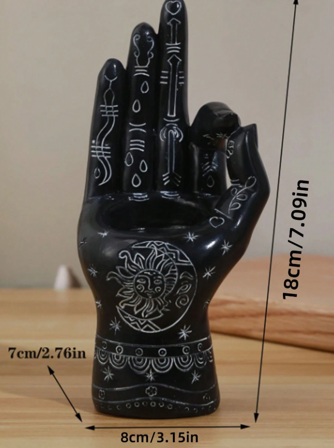 Handmade Resin Hand Incense Holder