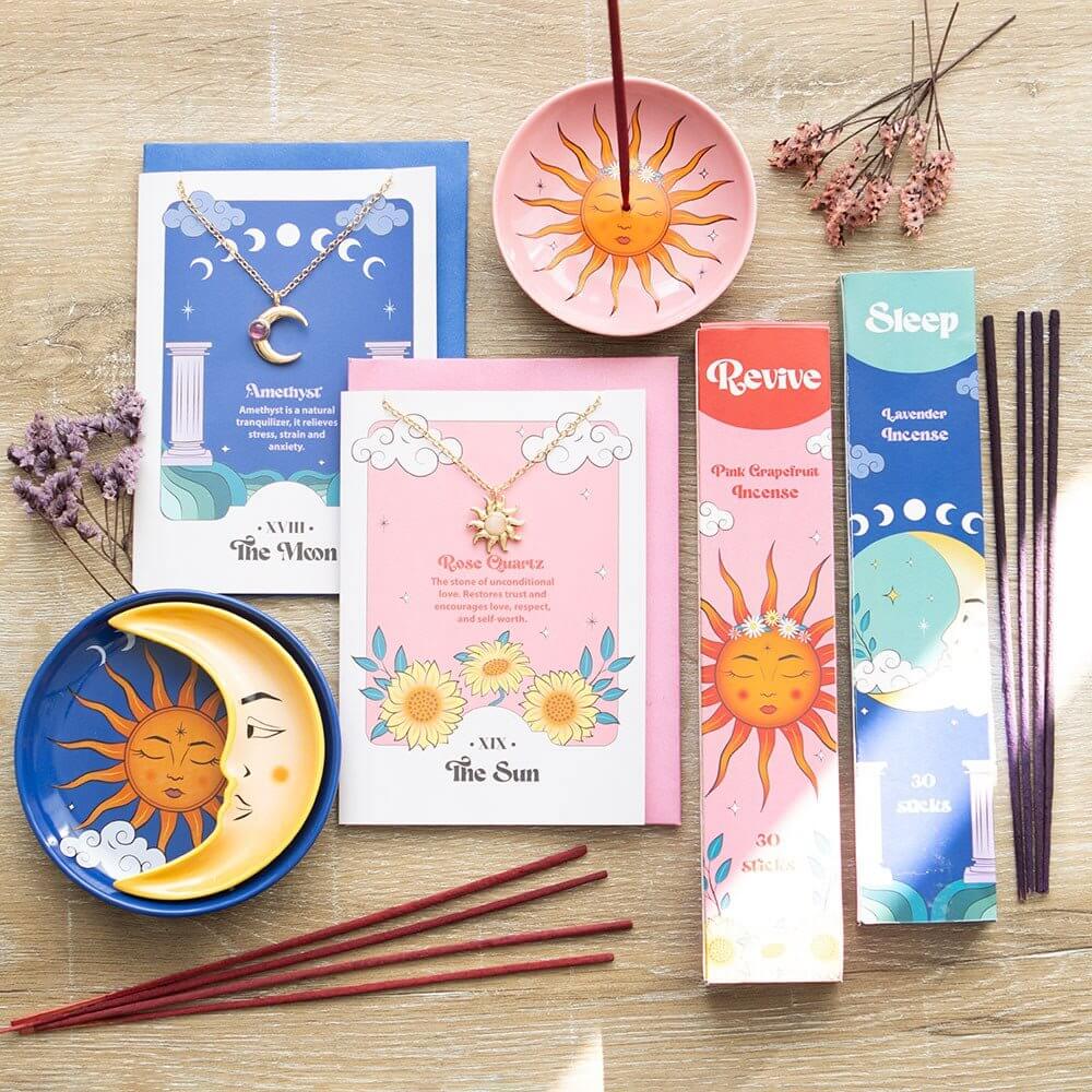 The Sun Celestial Ceramic Incense Holder