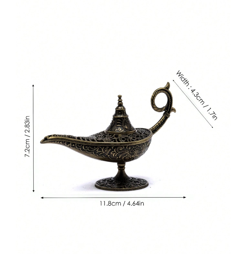 Antique Lantern Metal Incense Holder