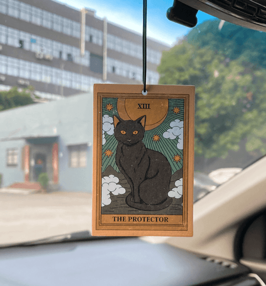 Tarot Car Air freshener THE PROTECTOR CAT
