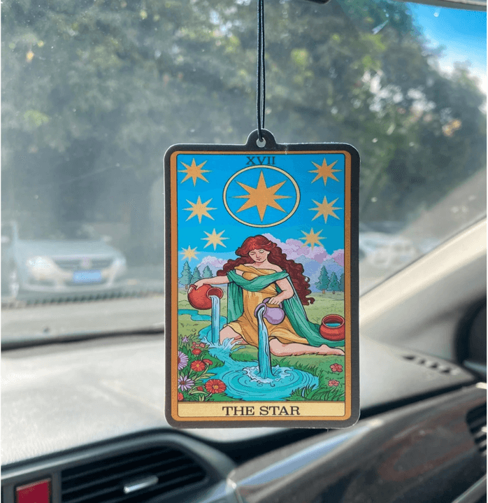 Tarot Car Air freshener THE STAR
