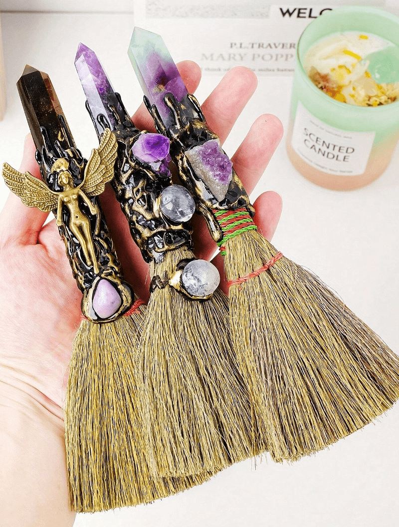 Broom Crystal Alter Wand