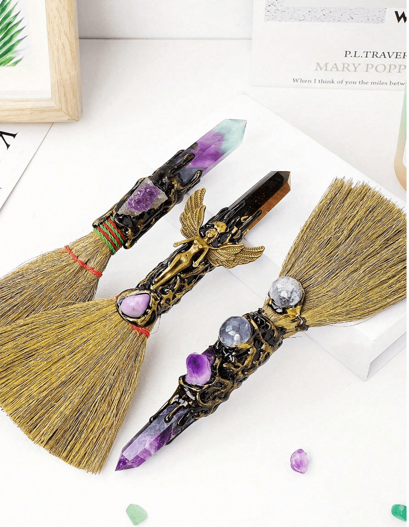 Broom Crystal Alter Wand