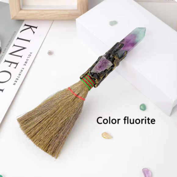 Broom Crystal Alter Wand