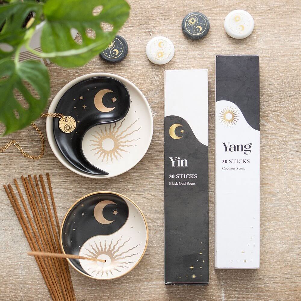 Yin Yang Stacking Ceramic Trinket Dish